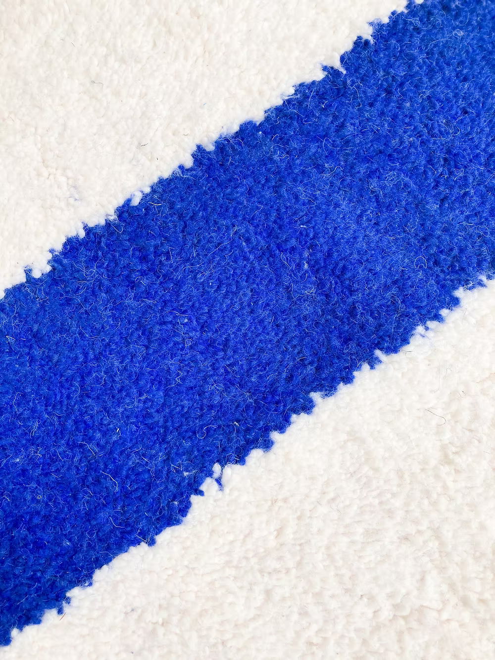 The Minimalist Cipher Beni Ourain Abstract Rug– Custom Made Beni Ourain Wool Rug