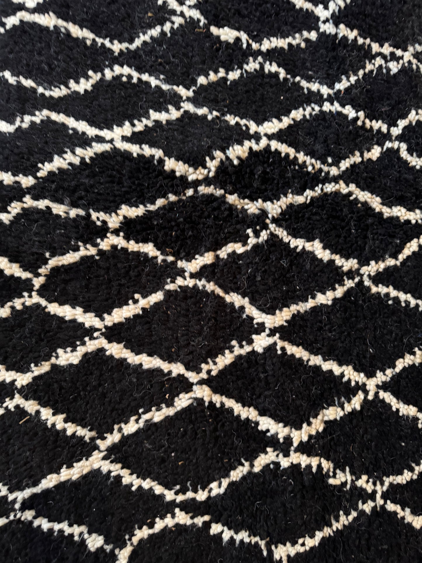Midnight Cascade – Handmade Azilal Wool Rug