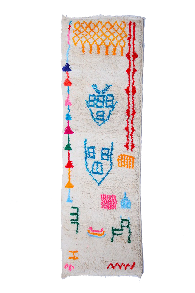 Festival Faces – Azilal Runner - Joyful Collection 205 x 73cm