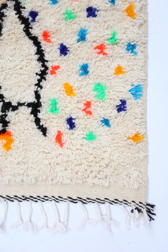 Azilal Joyful Collection – Candy Bloom Moroccan Wool Rug 294 x 188cm