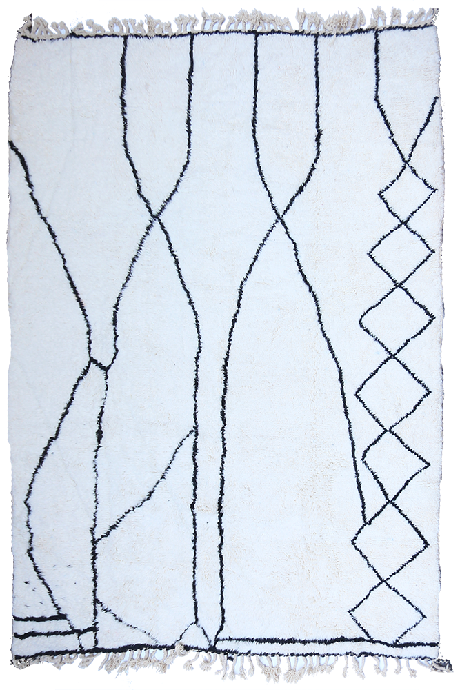 Desert Geometry – Custom Made Beni Ourain Wool Rug