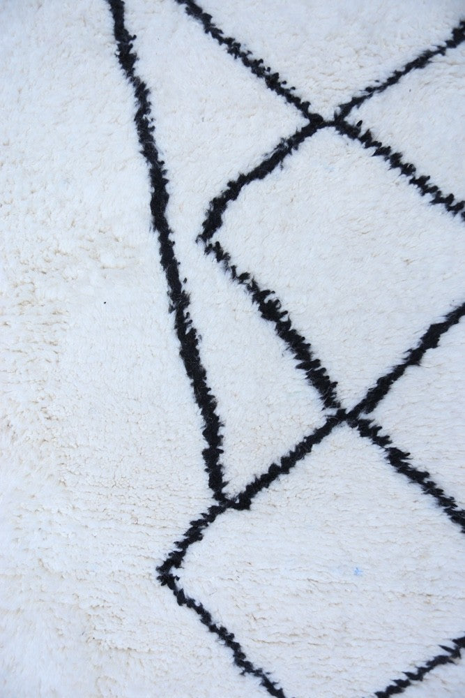 Desert Geometry – Custom Made Beni Ourain Wool Rug