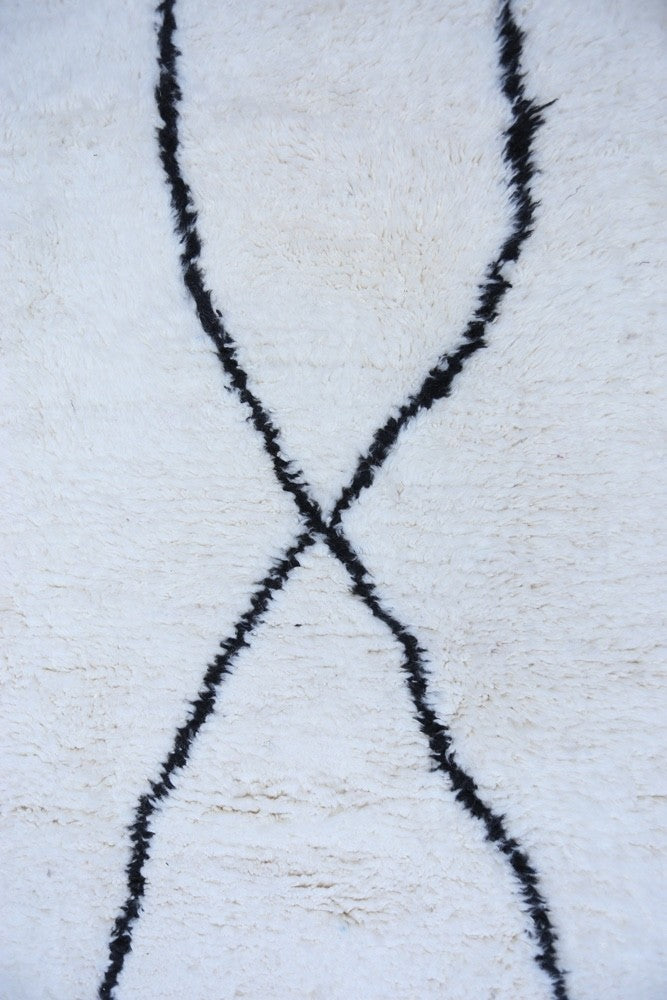 Desert Geometry – Custom Made Beni Ourain Wool Rug