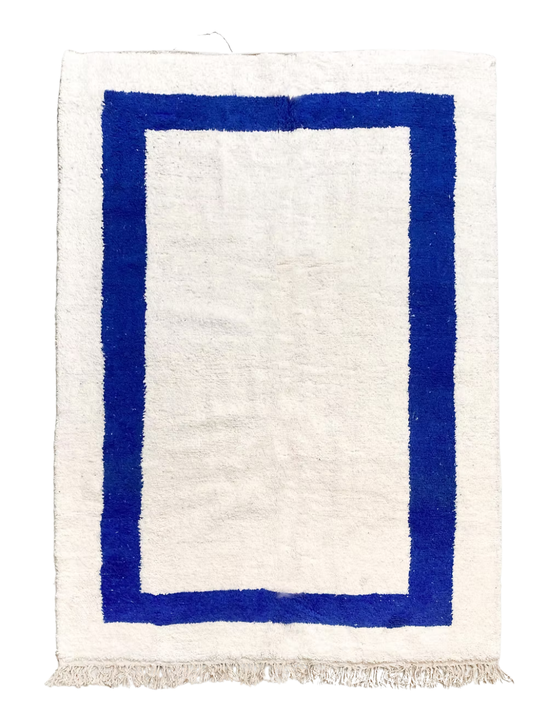 Architectural Frame Beni Ourain Collector's Piece – Custom  Made Beni Ourain Wool Rug