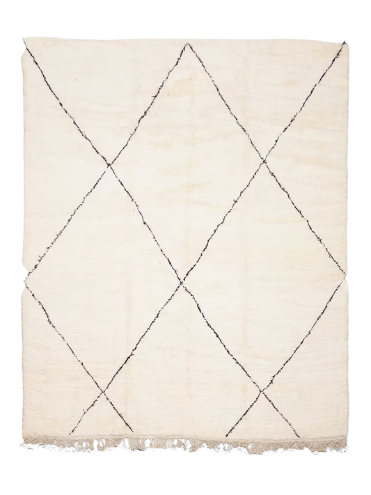 The Classic Diamond  - Custom  Made Beni Ourain Wool Rug
