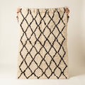 Micro Diamond Beni Ourain  Wool Rug 150 x 100 cm