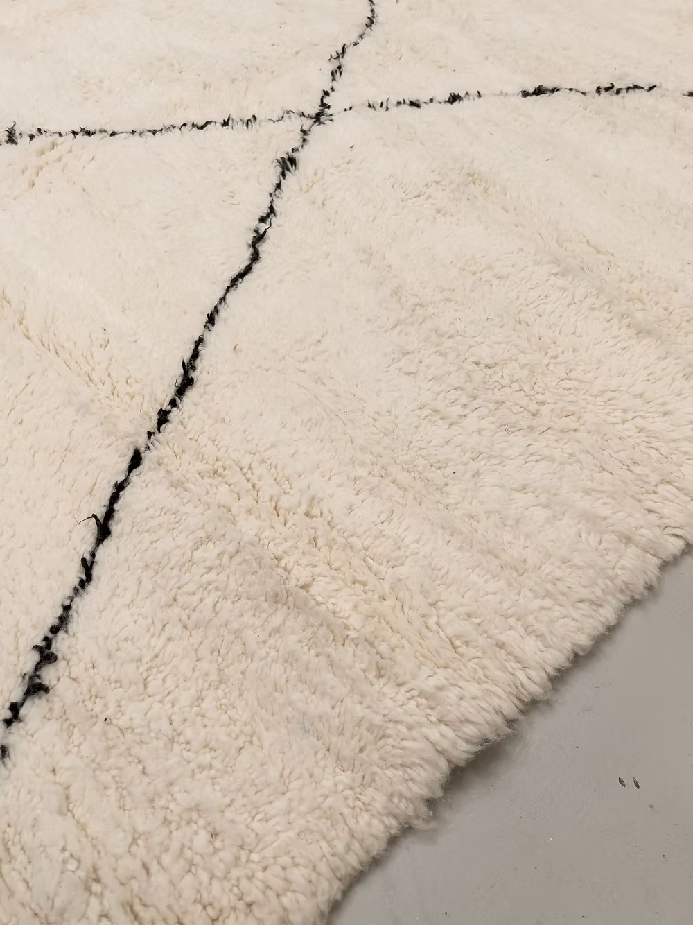 The Classic Diamond  - Custom  Made Beni Ourain Wool Rug