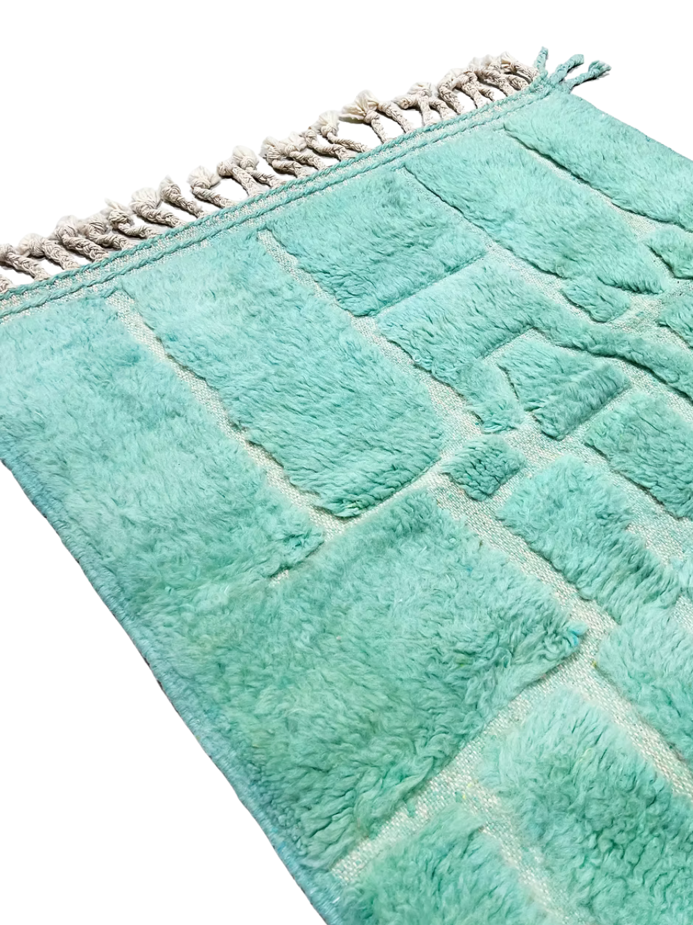 Beni Ouarain in Turquoise - Custom- Made Beni Ourain Wool Rug