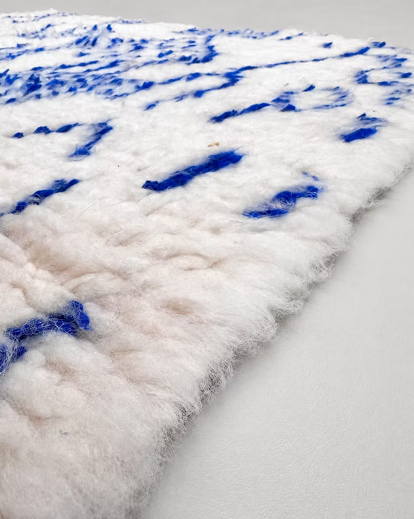 Made to Measure  Azilal  Rug - Cobalt Lines