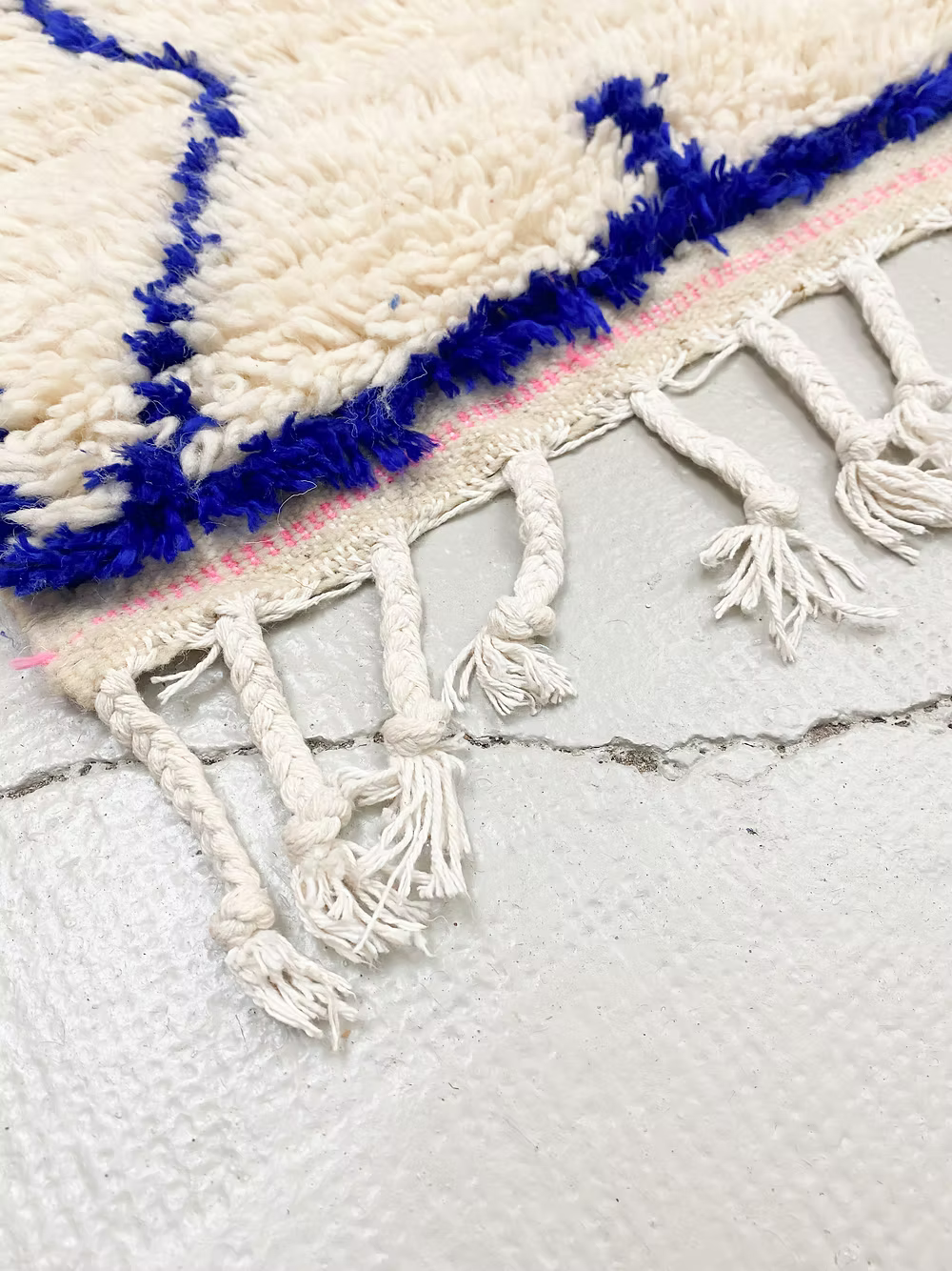 The High-Atlas Glyph Beni Ourain Collector’s Rug – Custom Made Beni Ourain Wool Rug