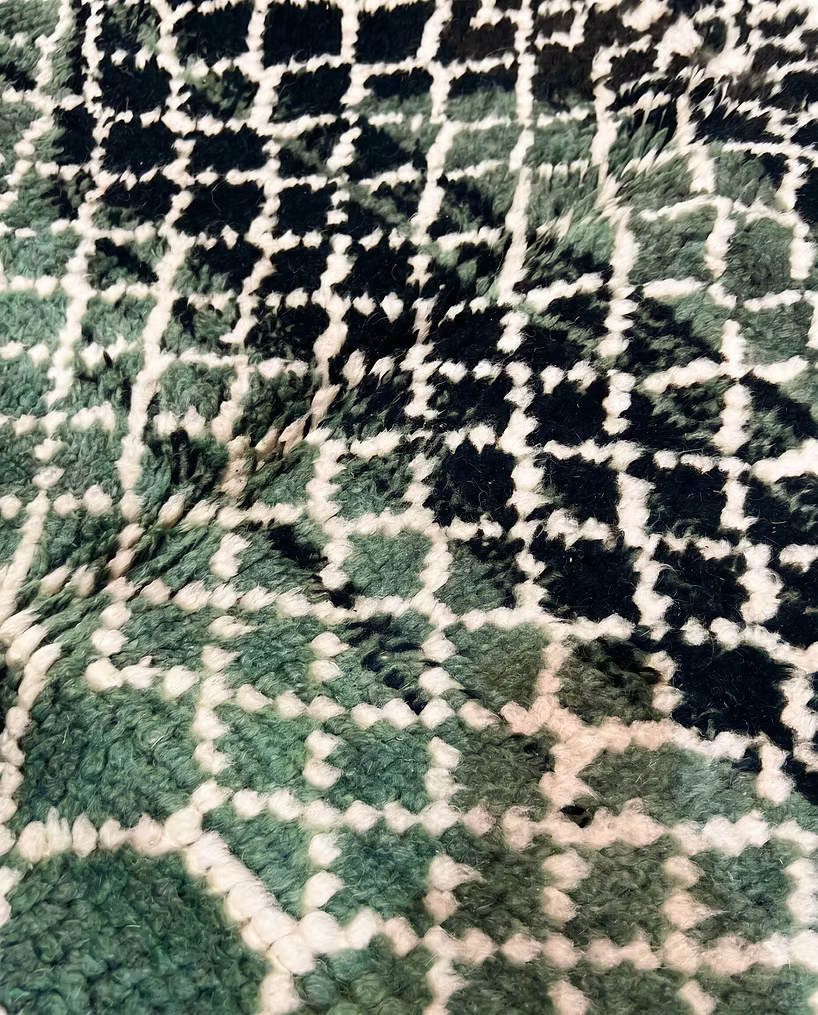 Made to Measure  Boujad  Rug - Forest Green