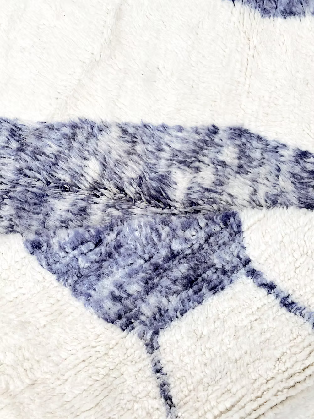 The Abstract Totem Beni Ourain Sculpture Rug – Custom  Made Beni Ourain Wool Rug