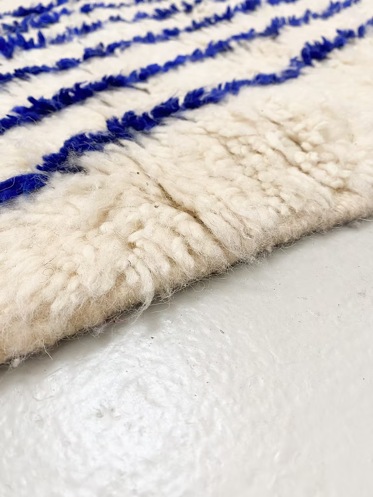 Made to Measure  Azilal  Rug - Electric Blue Dots