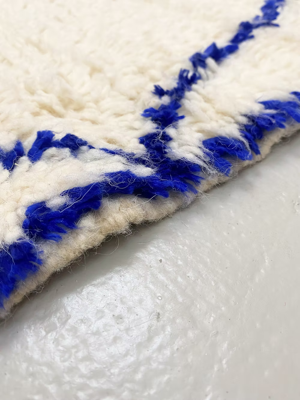 The High-Atlas Glyph Beni Ourain Collector’s Rug – Custom Made Beni Ourain Wool Rug