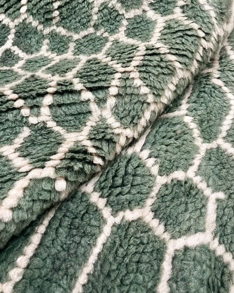 Made to Measure  Boujad  Rug - Forest Green