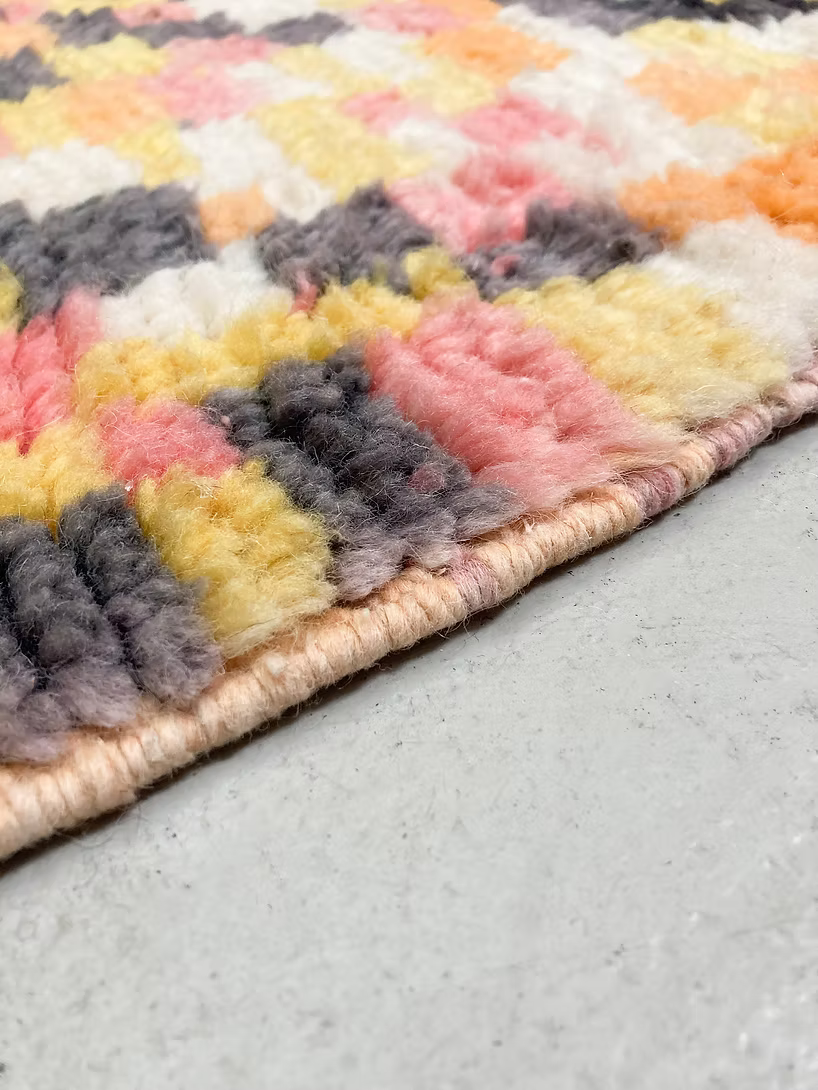 Made to Measure  Boujad  Rug - Peach Mosaic