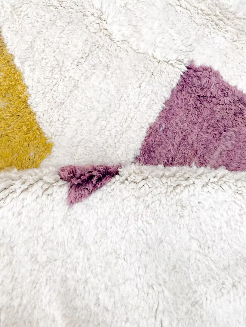 Made to Measure Beni Ourain Rug - Plum Accent