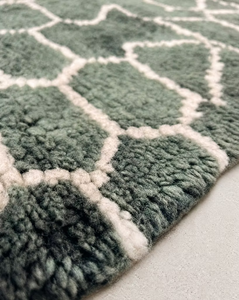 Made to Measure  Boujad  Rug - Forest Green