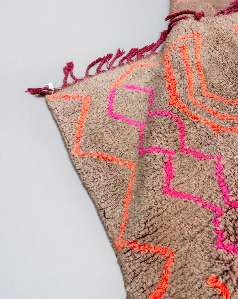 Made to Measure  Azilal  Rug - Coral & Pink