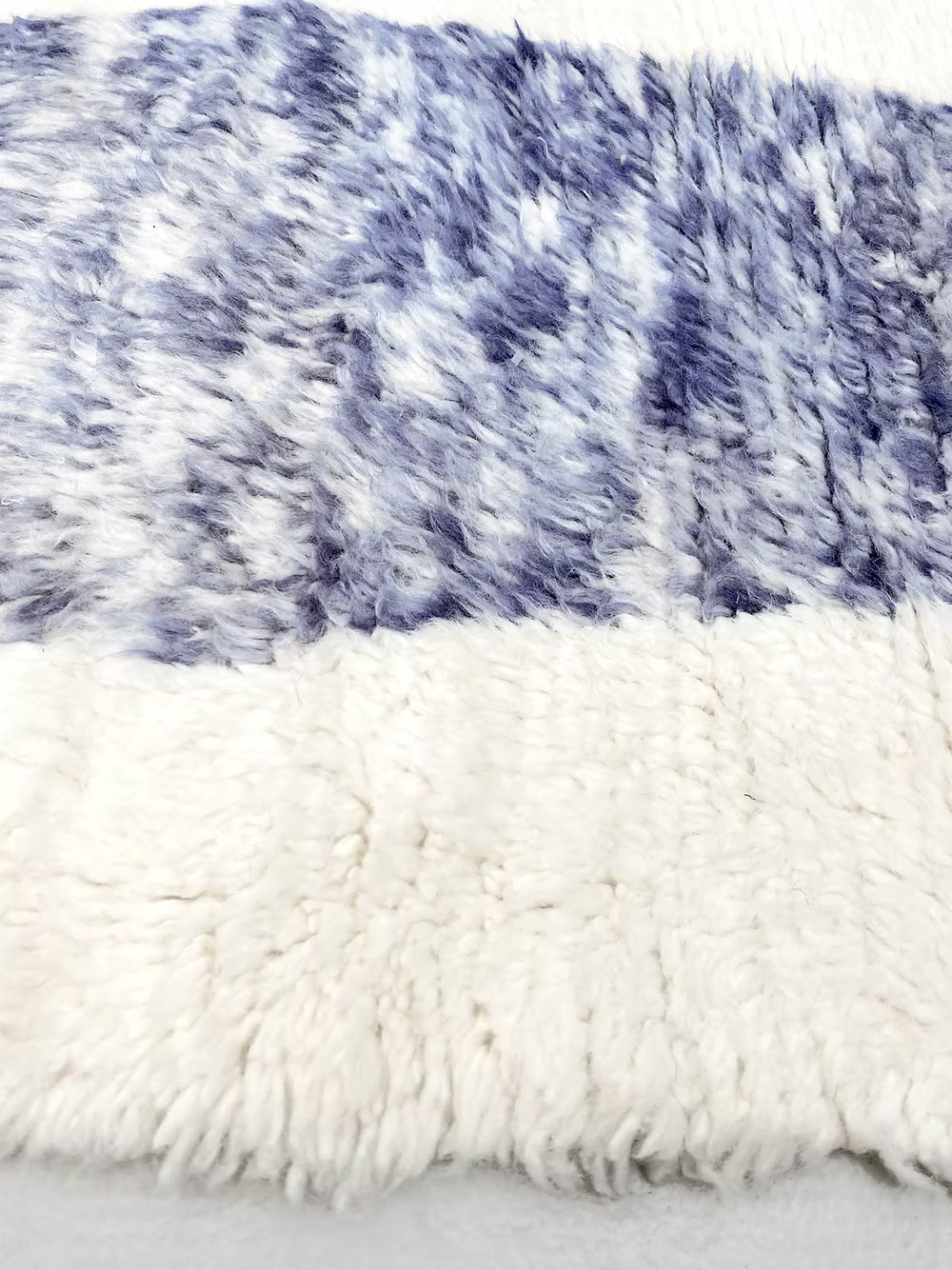 The Abstract Totem Beni Ourain Sculpture Rug – Custom  Made Beni Ourain Wool Rug