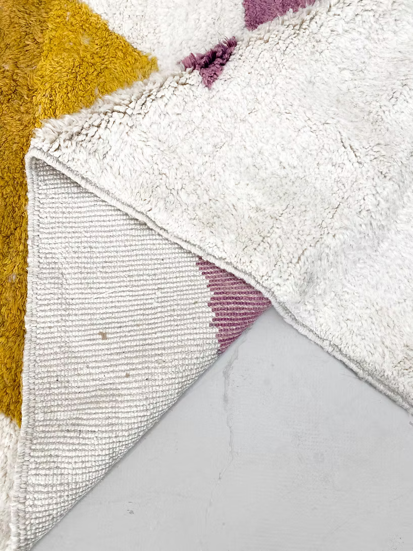 Made to Measure Beni Ourain Rug - Plum Accent