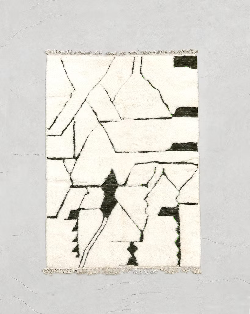 Made to Measure Beni Ourain Rug - Abstract Lines