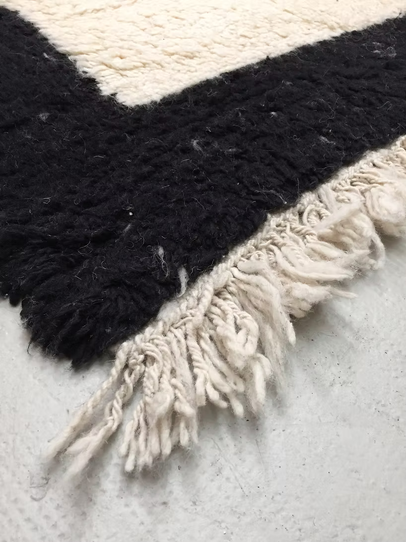 Made to Measure  Azilal  Rug - Black Frame
