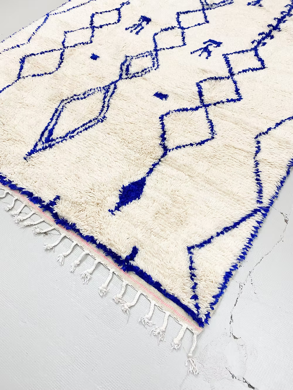 The High-Atlas Glyph Beni Ourain Collector’s Rug – Custom Made Beni Ourain Wool Rug