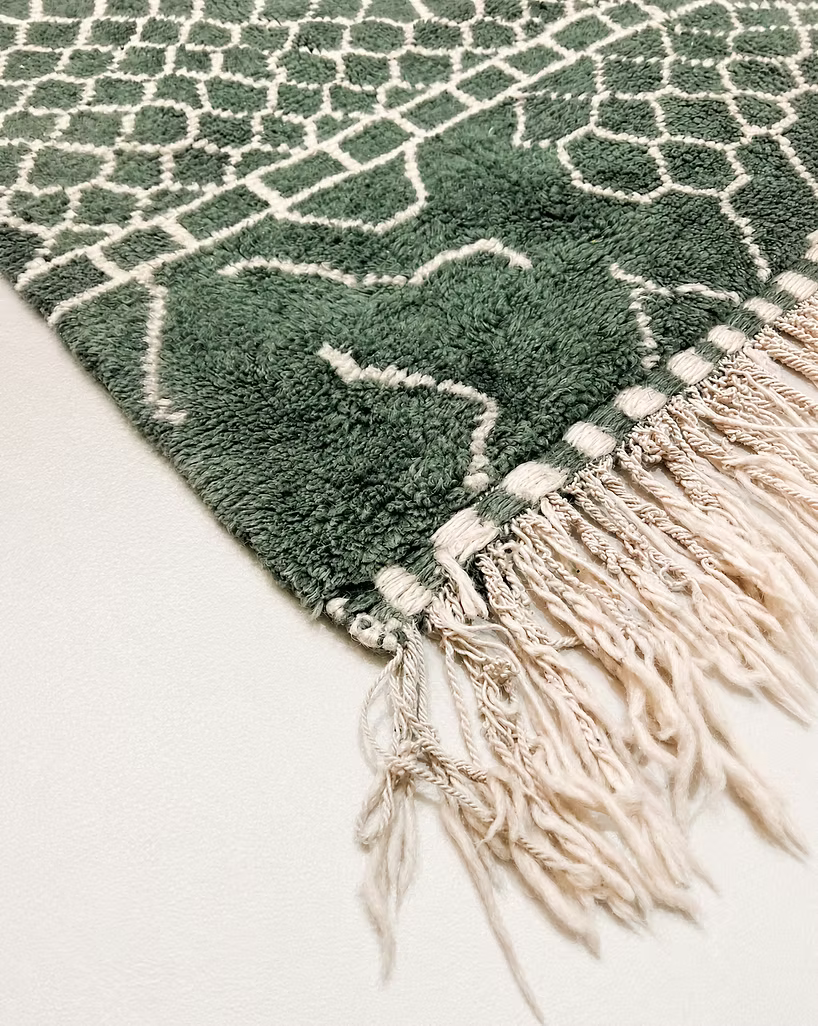 Made to Measure  Boujad  Rug - Forest Green