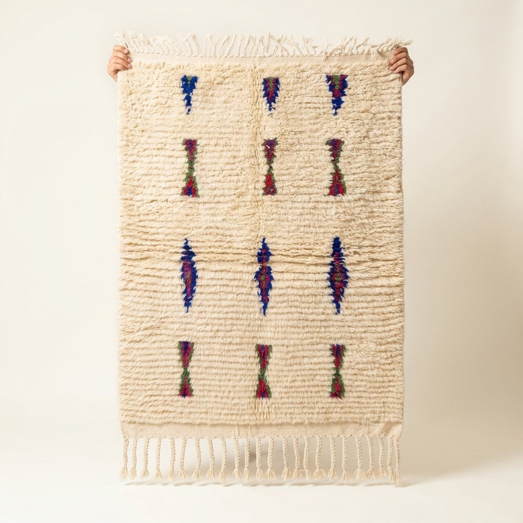 Indigo & Berry Azilal Berber Rug 150 x 100 cm