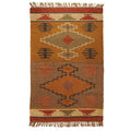 Ottoman Kilim Rug Wool and Jute Cairo Pattern