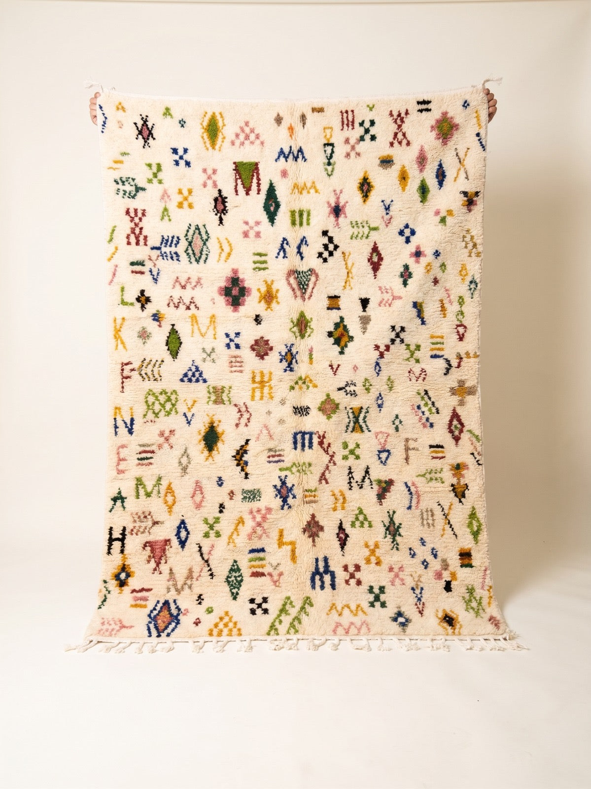 Made to Measure  Azilal  Rug - Pastel Symbols