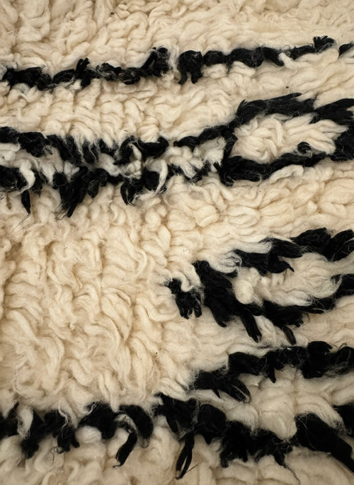 "Cloud Peak" Upcycled Vintage Beni Ourain Pouf