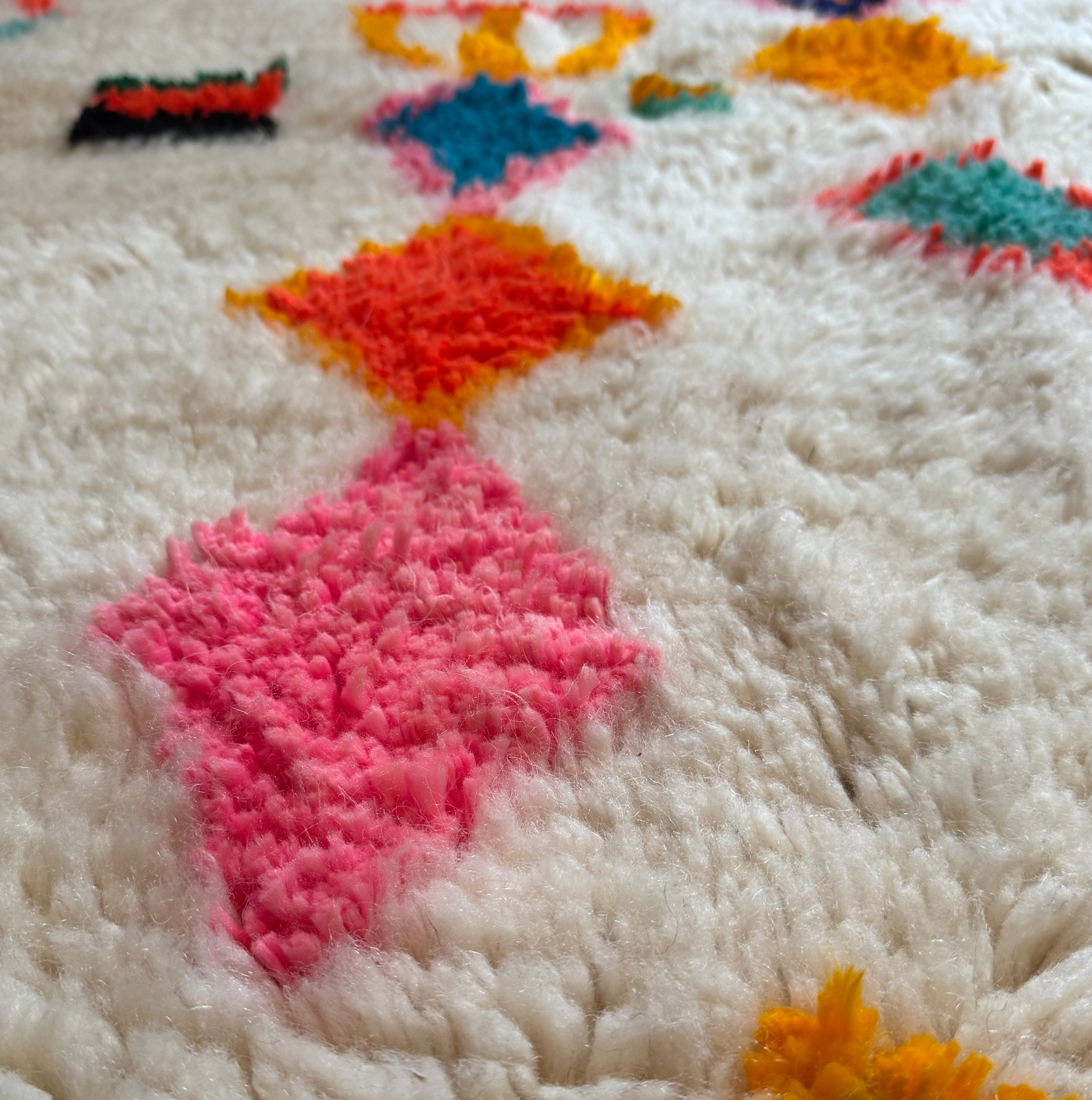 "Joyful Collection" Celebration Symbols Azilal Rug  250x150 cm