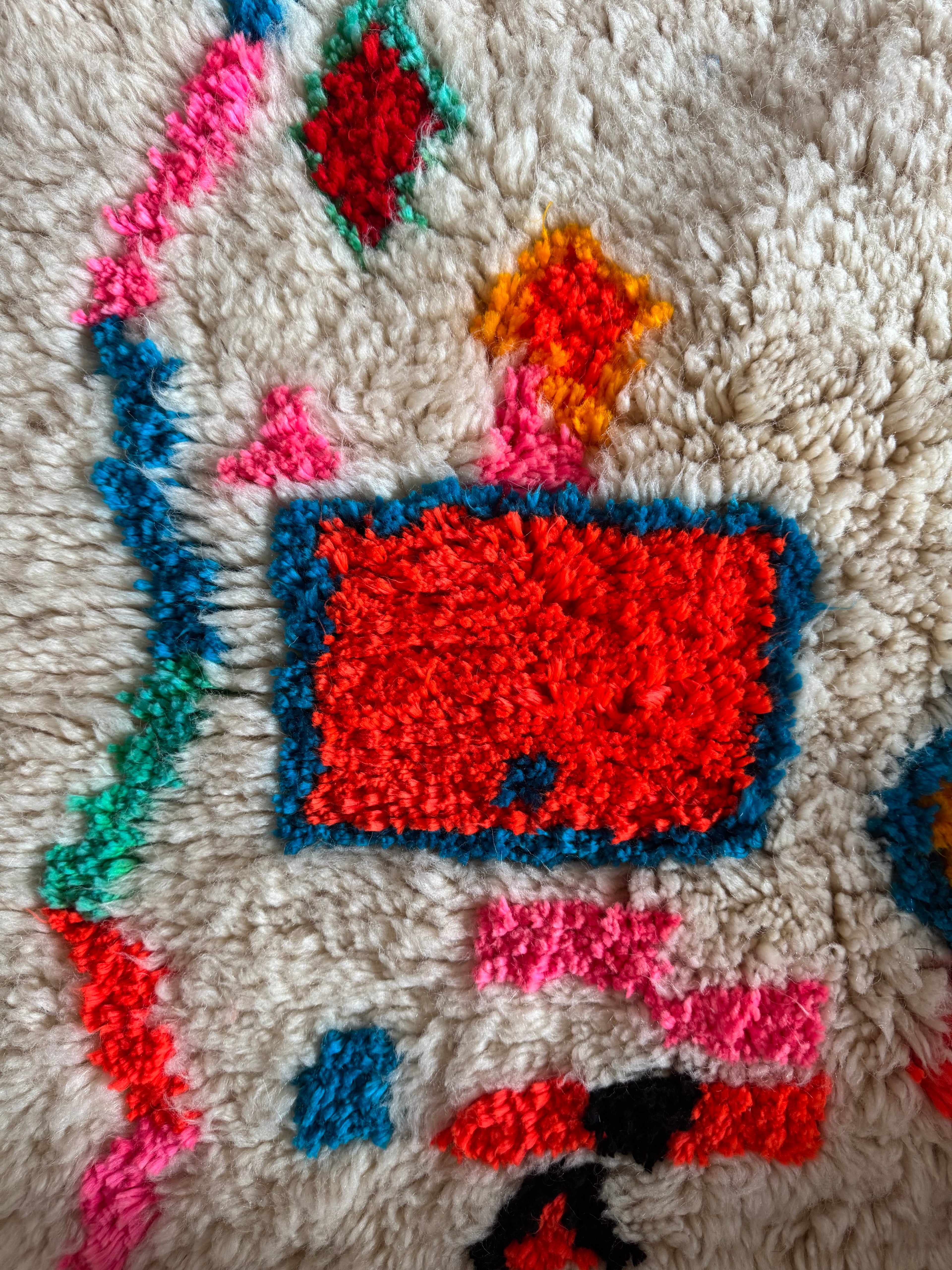 "Joyful Collection" Celebration Symbols Azilal Rug  250x150 cm