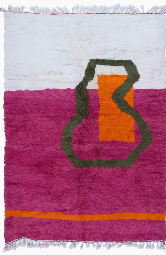 Wild Fig – Handmade Azilal Wool Rug - 150 x 250 cm