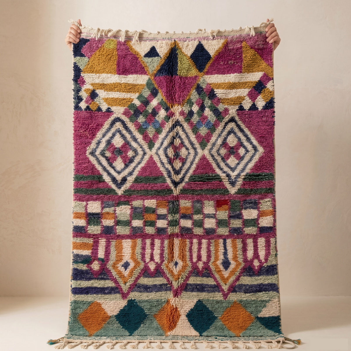 Geometric Boujad Wool Rug – Geometric 250x150