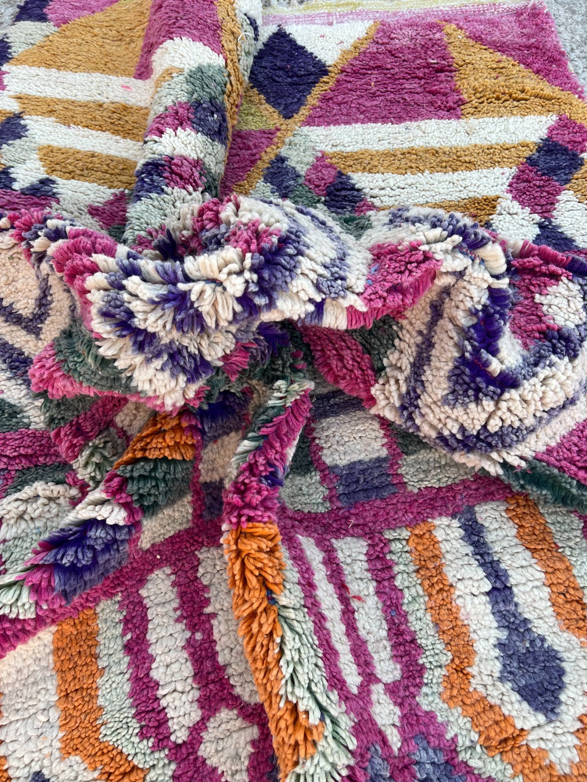 Geometric Boujad Wool Rug – Geometric 250x150