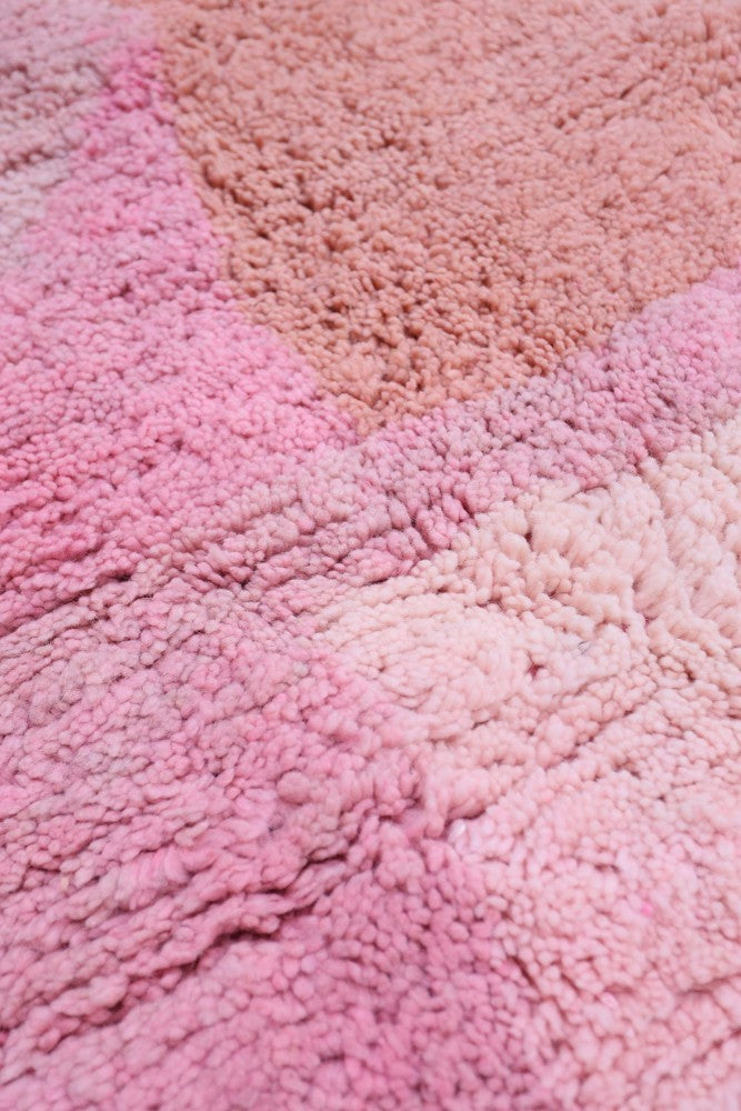 Pink Dream – Abstract Azilal Wool Rug 345 x 274cm