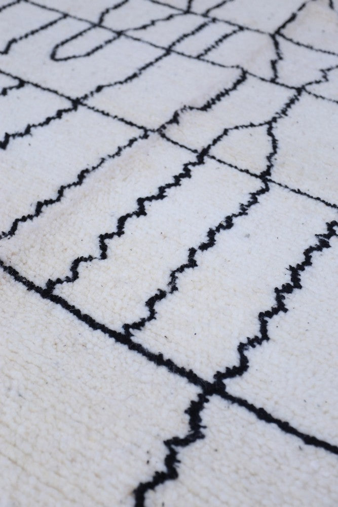 Woven Berber Script 242x158cm