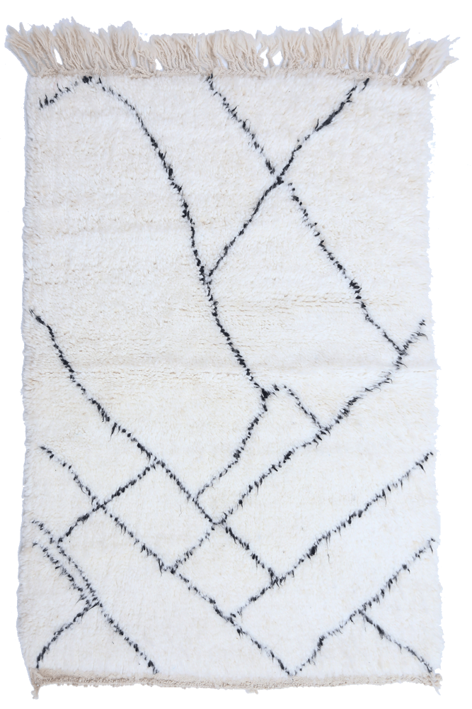 Minimalist Noir Lines 151 x 90cm