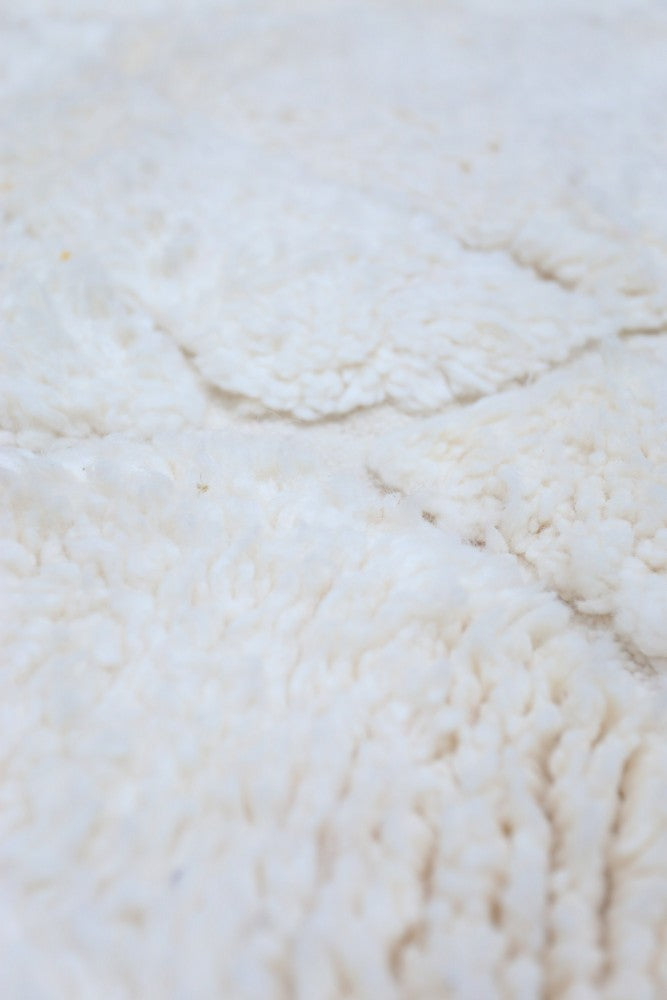 Handmade Moroccan Wool Rug – Beni Ourain 287x202 cm