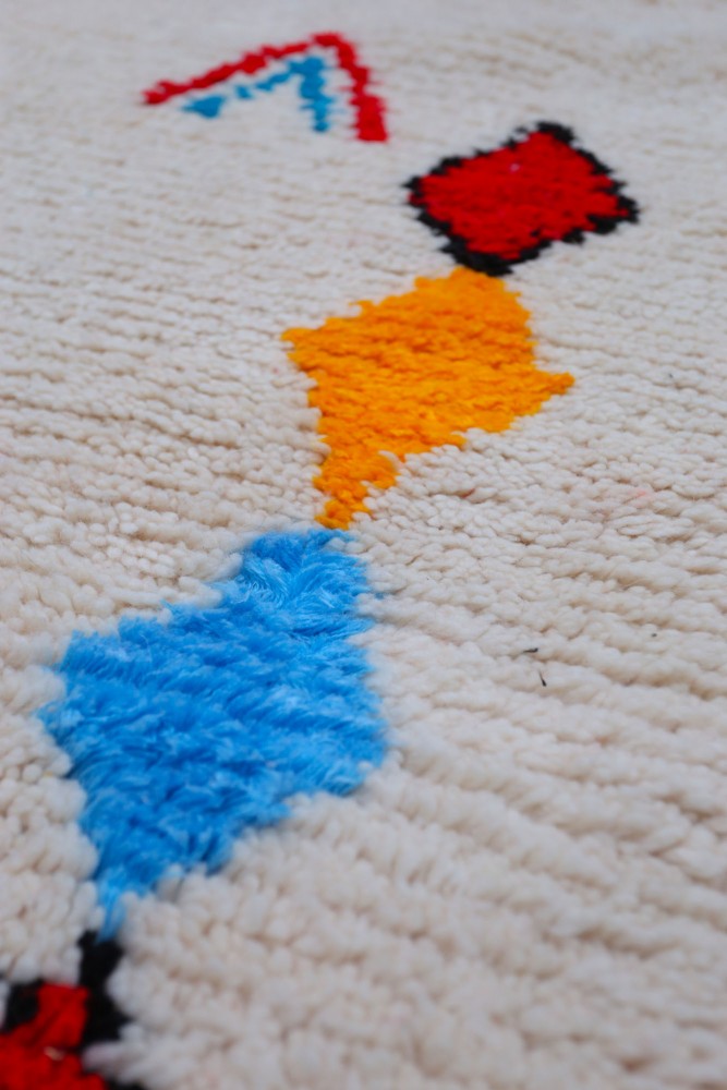 Joyful Collection – Large Colorful Azilal Wool Rug  305 x 293cm