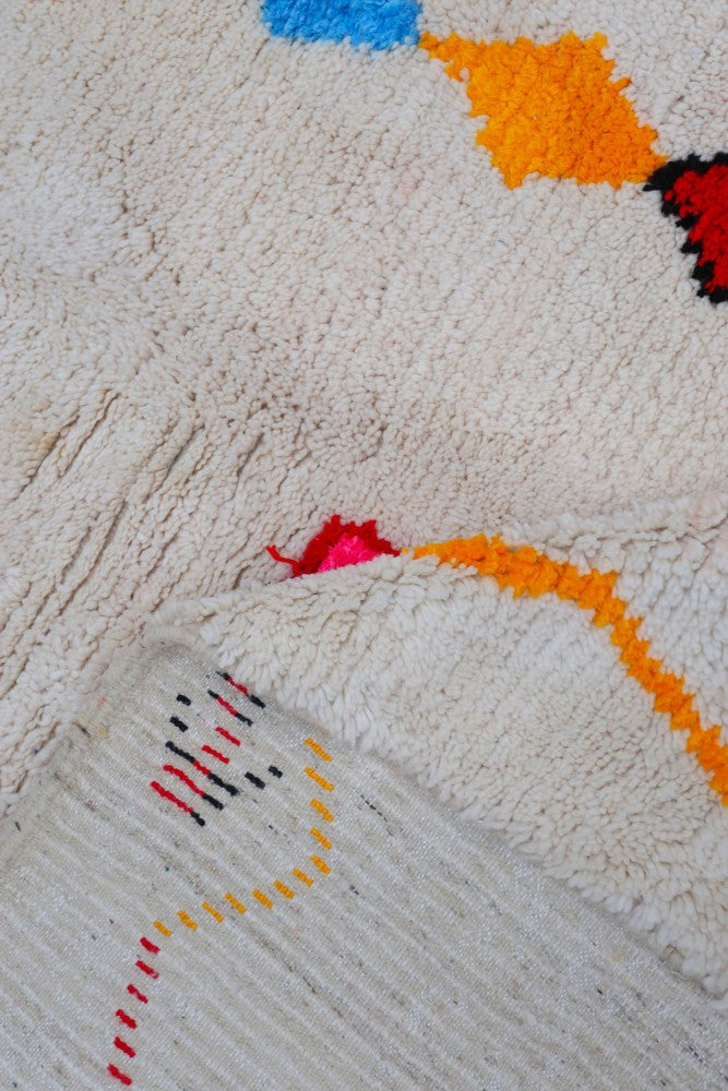 Joyful Collection – Large Colorful Azilal Wool Rug  305 x 293cm