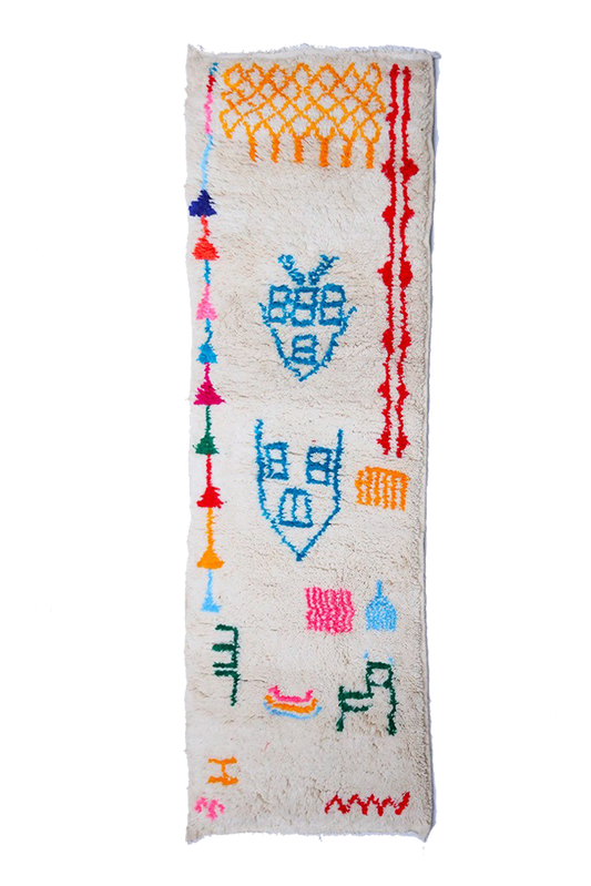 Festival Faces – Azilal Runner - Joyful Collection 205 x 73cm