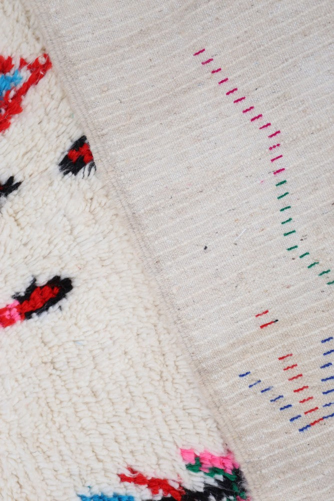 Joyful Collection – Handwoven Moroccan Azilal Wool Rug 202 x 150cm