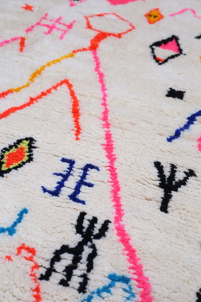 "Joyful Collection" Tribal Confetti & Neon Totem 219x134cm