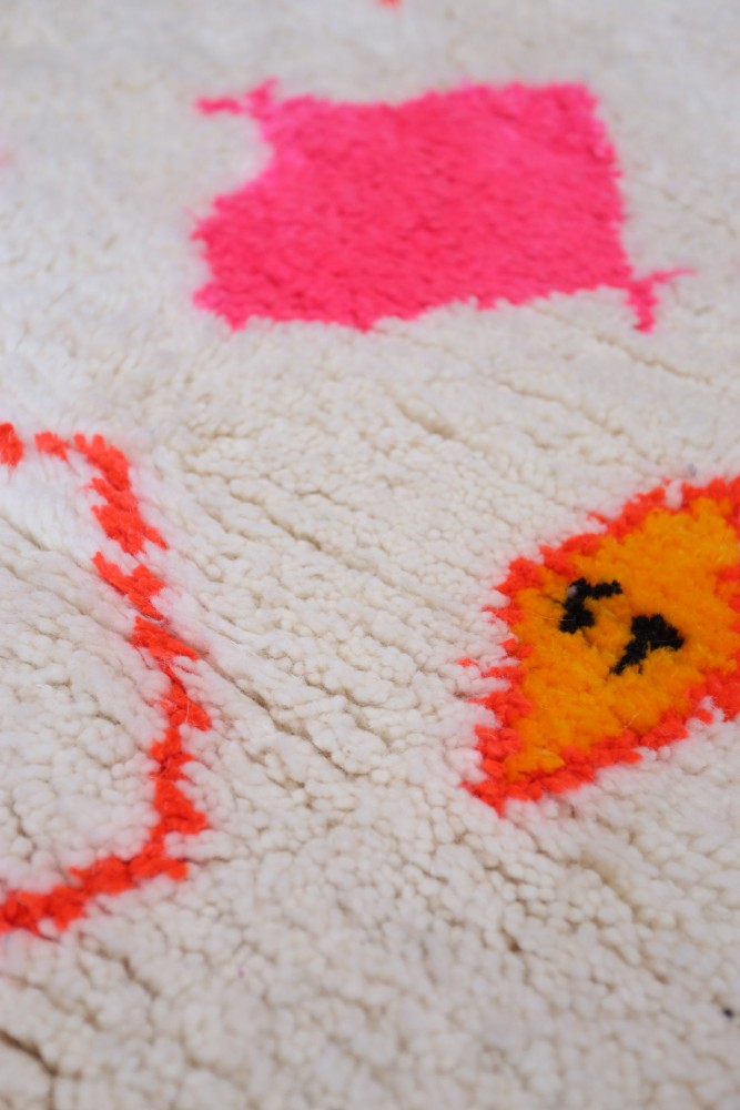 "Joyful Collection" Tribal Confetti & Neon Totem 219x134cm