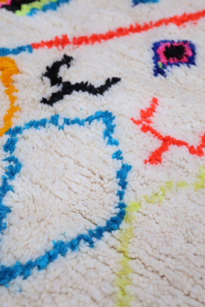 "Joyful Collection" Tribal Confetti & Neon Totem 219x134cm