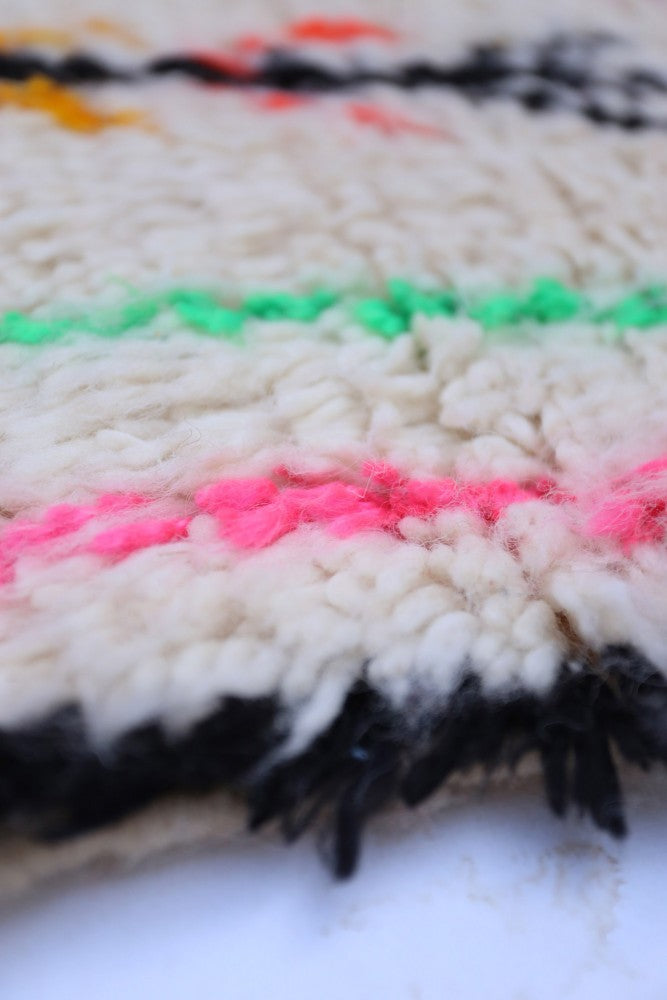 Azilal Joyful Collection – Wild Harmony Moroccan Wool Rug 148 x 105cm